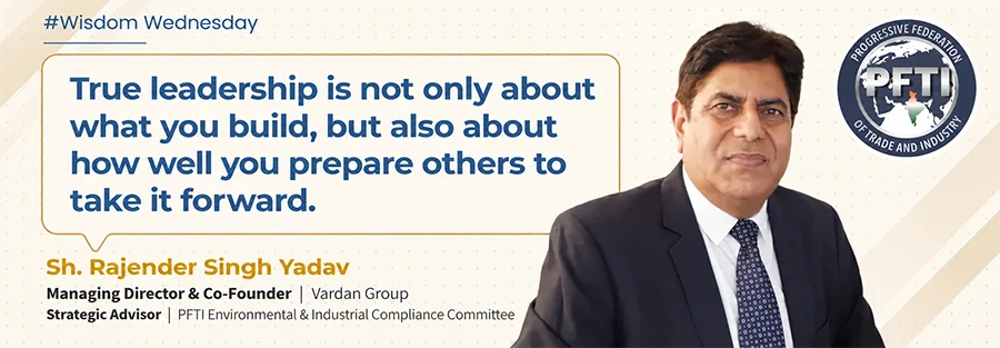 True leadership is about preparing others to take the business forward